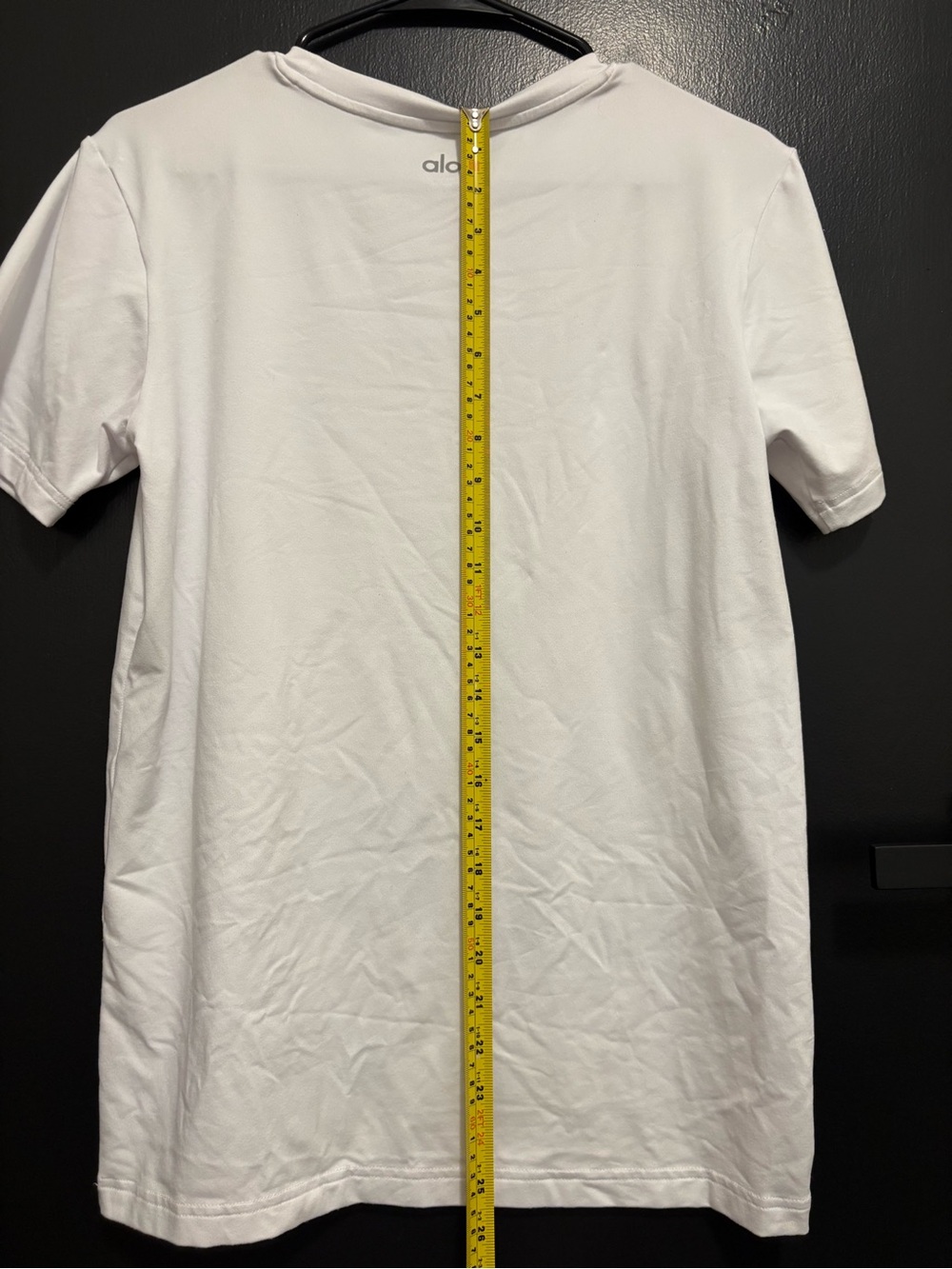 ALO Yoga Crew Tee in White - Picture 5 of 5